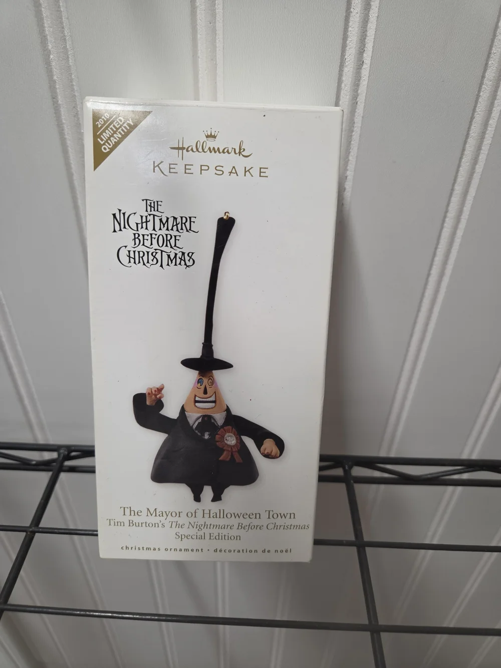 Hallmark Keepsake Black & White Mayor of Halloween Town Wall Art